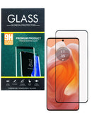 Vidrio templado transparente 3D curvo para Motorola Moto Edge 50 Ultra/Pro, protección de pantalla, case friendly.