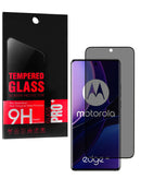 Vidrio templado privacy anti-espía para Motorola Edge 40, Edge 2023, Edge 40 Neo y Edge 2024, compatible con fundas.