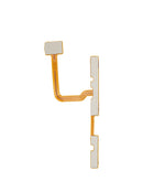 Cable flex de encendido y volumen para Moto G Play (2024), con conectores y botones visibles, listo para reparación de componentes celulares.