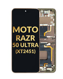Reparación de pantalla con marco para Motorola Moto Razr 50 Ultra en Quetzaltenango.