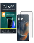 Vidrio templado privacy curvo para Motorola Edge 60 Fusion/Pro, anti-espía, apto para carcasa, 1 pieza.