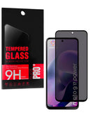 Cristal templado de privacidad para Motorola Moto G17, anti-espía y compatible con fundas.