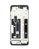 Pantalla LCD negra con marco para Motorola Moto G17 / G17 Power (XT2623/2026/XT2231/2026), lista para instalación.