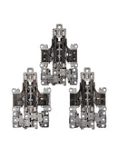 Bisagra de soporte plateada para Samsung Galaxy Z Fold 5 (F946), pieza de repuesto original BajoPPLCD.