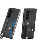 Protege tu Samsung Galaxy Z Fold 6 con estilo y funcionalidad con esta funda de fibra de carbono en Xela Quetzaltenango.