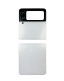 Tapa trasera para Samsung Galaxy Z Flip 3 F711 (Juego de 2 piezas) en color blanco en Quetzaltenango.