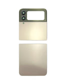 Encuentra la tapa trasera para Samsung Galaxy Z Flip 4 F721 en color dorado sin logo en Xela Quetzaltenango.