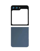 Tapa trasera Samsung Galaxy Z Flip 5 F731 color azul disponible en mayoristas de repuestos para celulares en Quetzaltenango.
