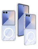 Protege tu Samsung Galaxy Z Flip 7 con una funda transparente con carga inalámbrica en Xela, Quetzaltenango.