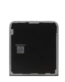 Tapa trasera negra para Samsung Galaxy Z Flip 7 FE F761 sin logo, repuesto para reparación.